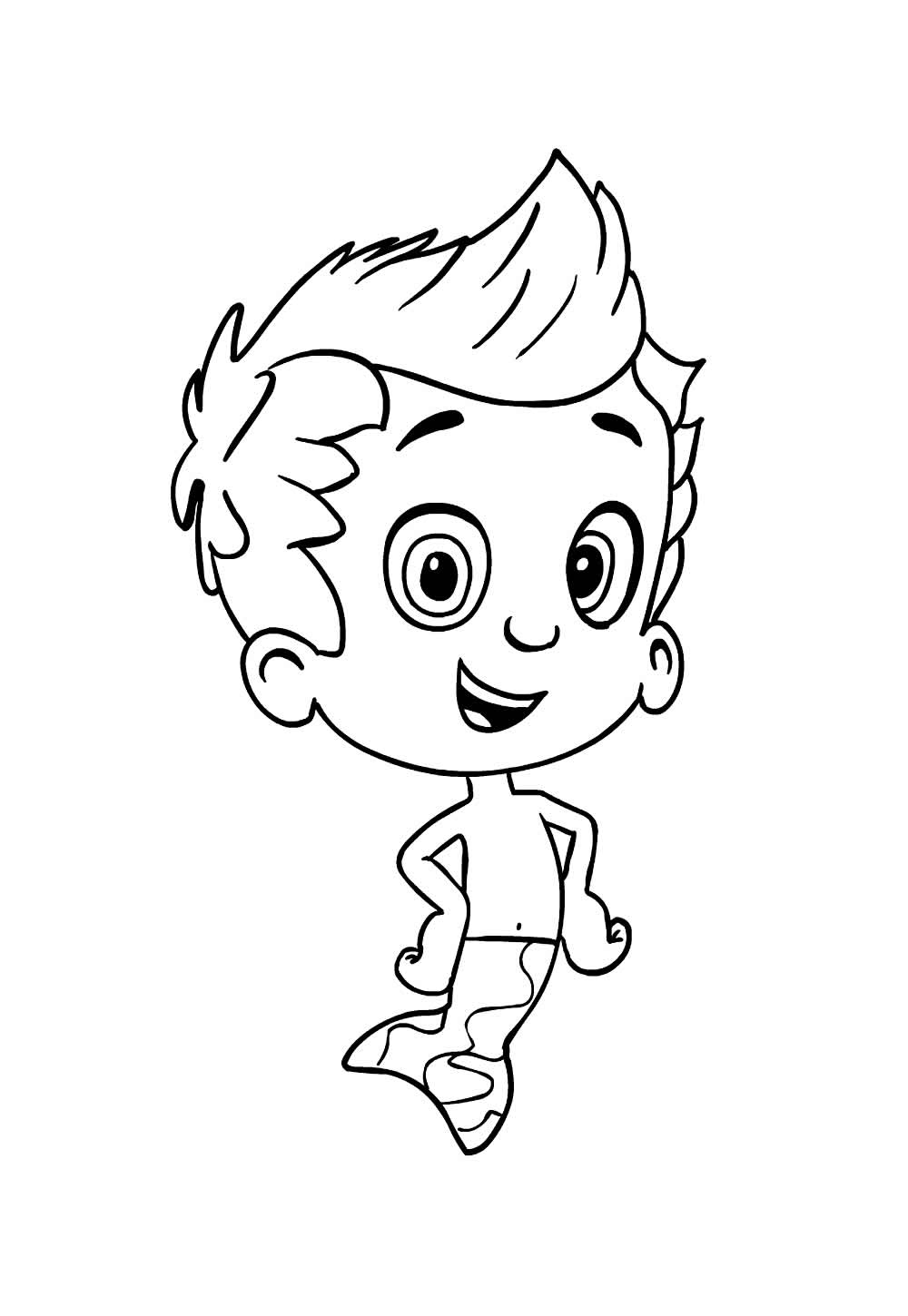 Desenho de Bubble Guppies para pintar