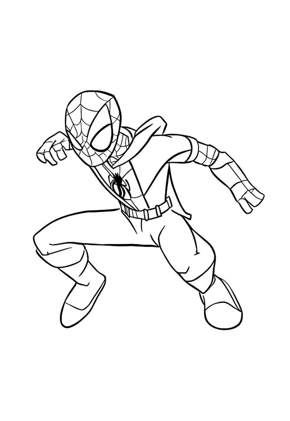 Desenho Homem-Aranha Colorir