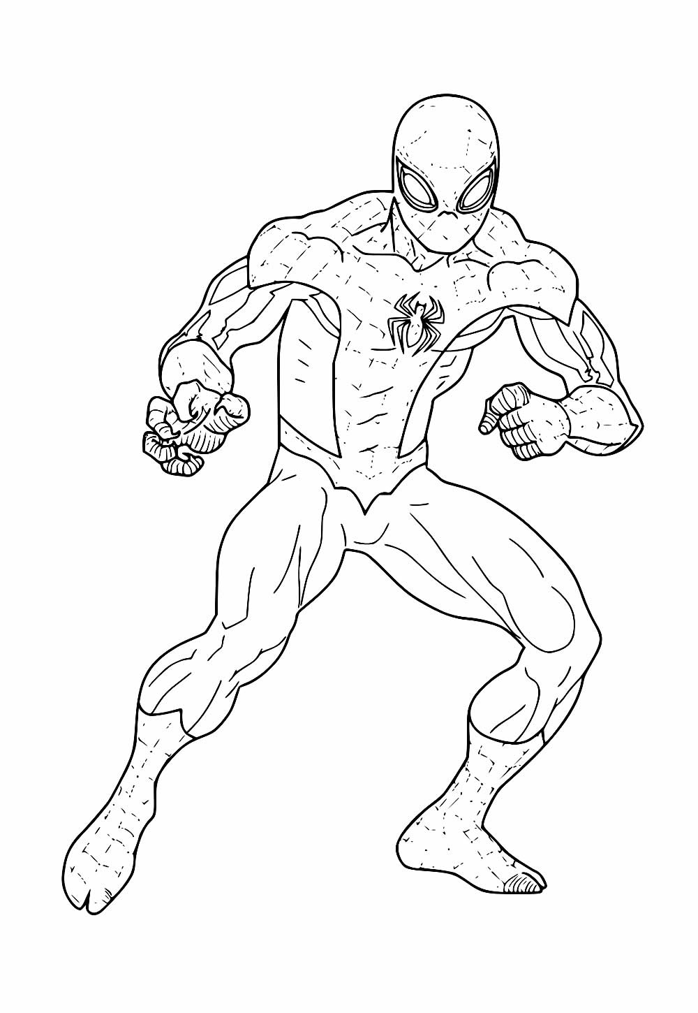 Desenho Homem-Aranha Colorir