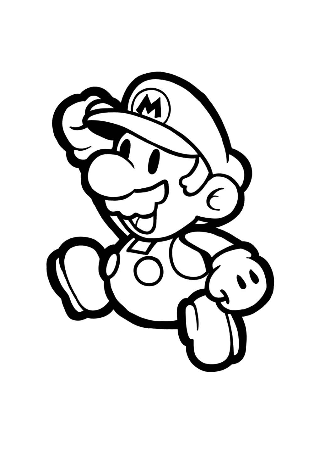 Desenho Mario Bros Colorir