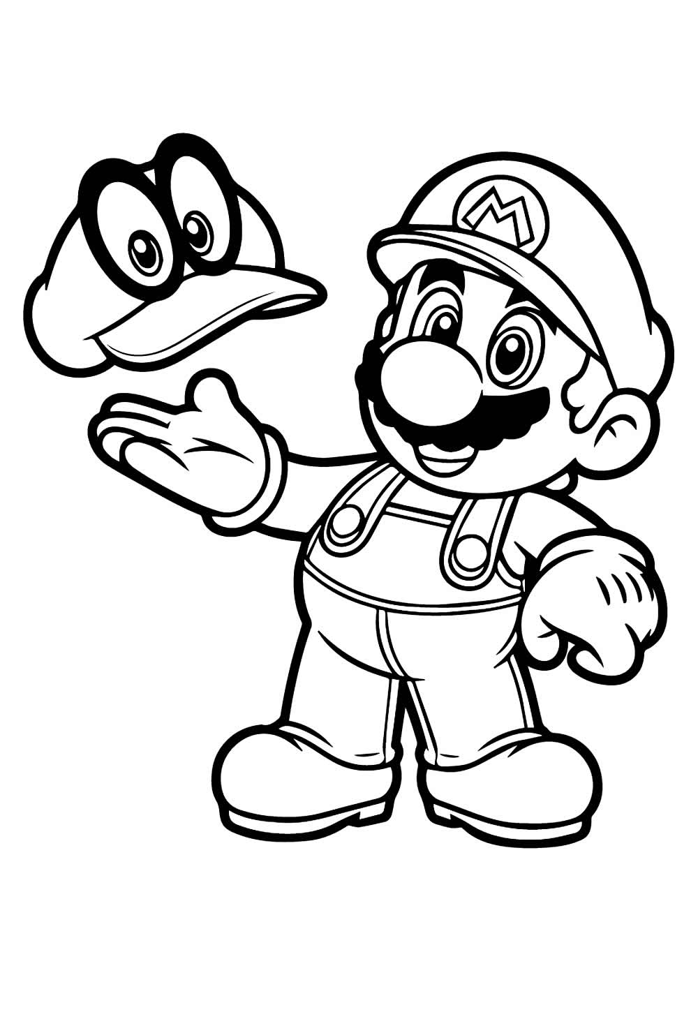 Desenho Mario Bros Colorir