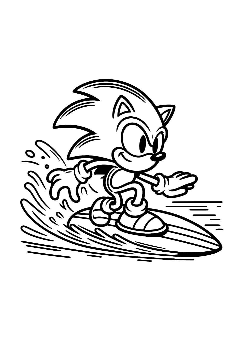 Desenho Sonic Colorir
