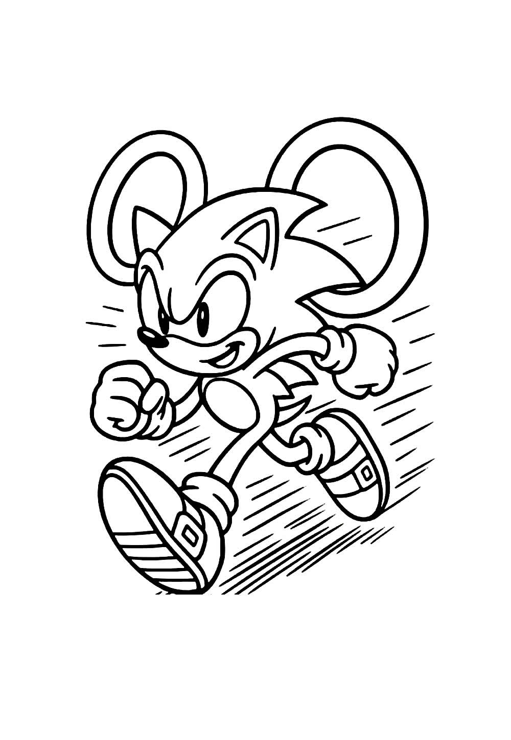 Desenho Sonic Colorir